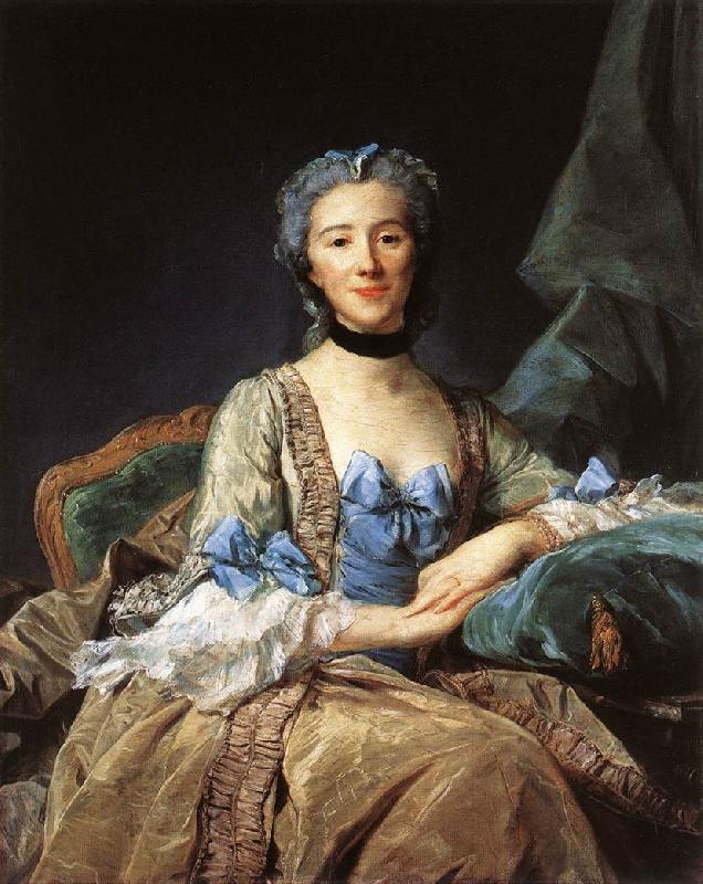 PERRONNEAU, Jean-Baptiste Madame de Sorquainville af oil painting picture